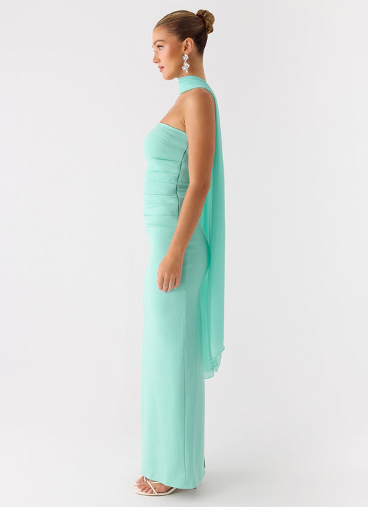 Libra Maxi Dress - Aqua