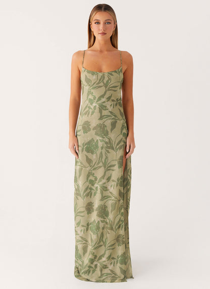 Alouette Maxi Dress - Jade Fern