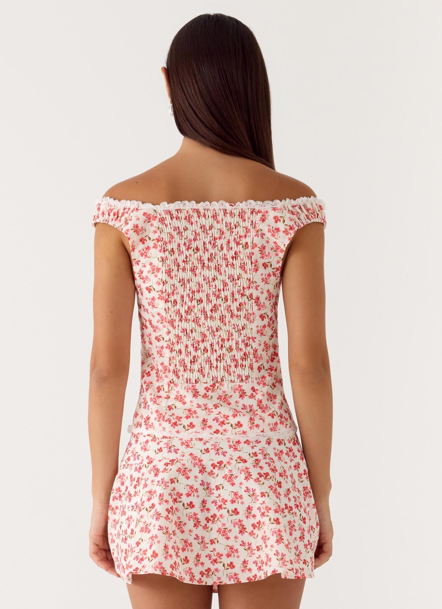 Anja Mini Skirt - Porcelain Rose