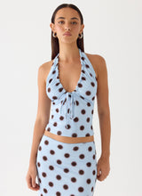 Blue Mocha Dot