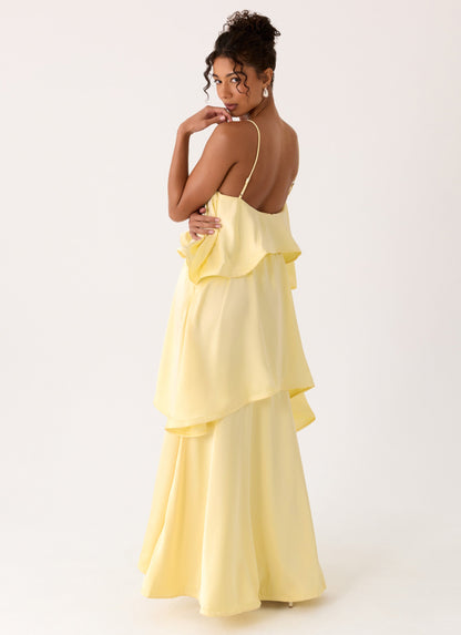 Becka Maxi Dress - Yellow