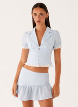 Blue White Stripe