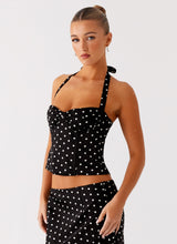 Black Polka Dot