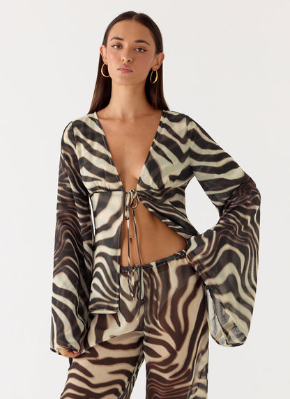 Chaty Top - Zebra