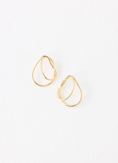 Cloudform Earrings - Gold