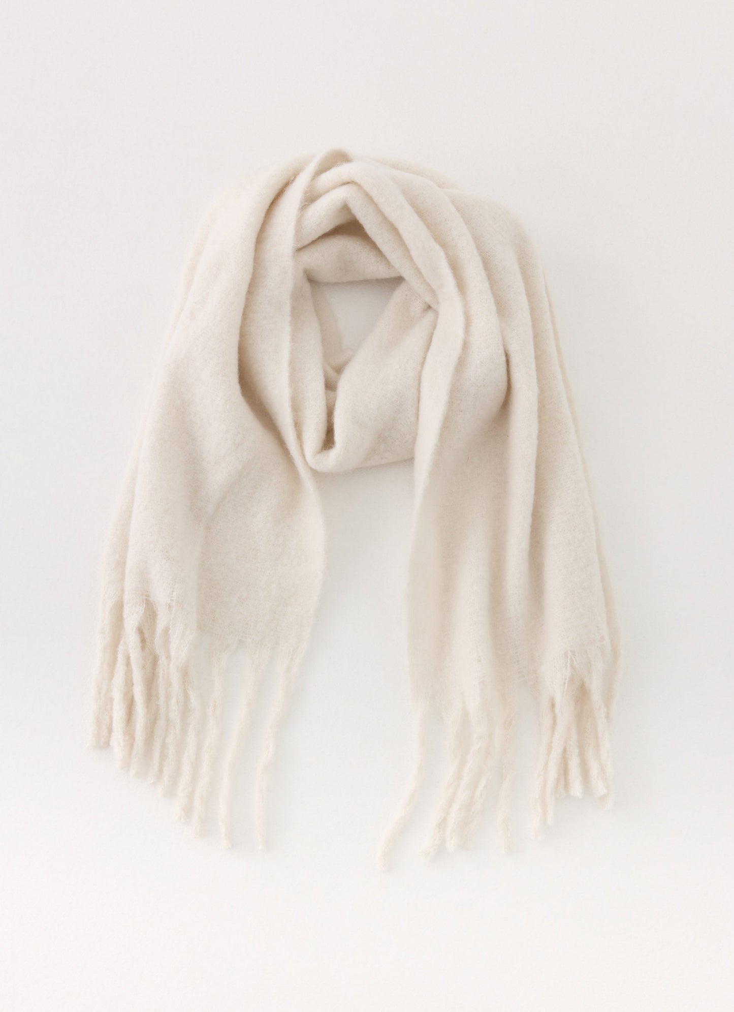 Cocoa Crush Scarf - Cream
