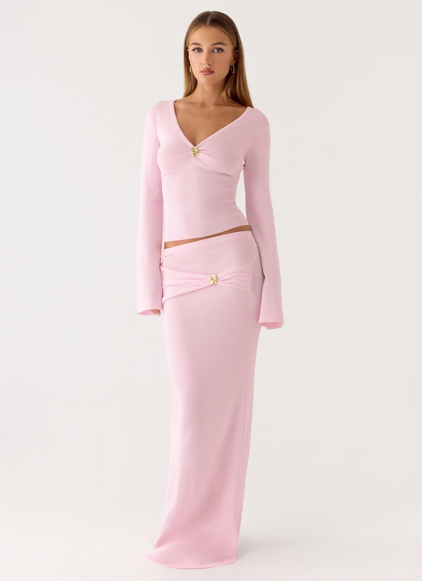Colipso Maxi Skirt - Pink