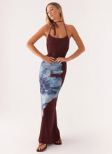 Maroon Print
