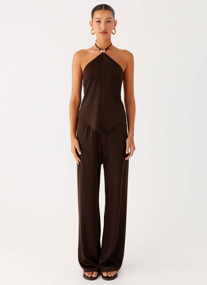 Deacon Low Rise Pants - Chocolate