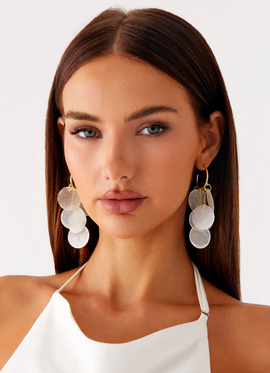 Disco Seas Earrings - Gold