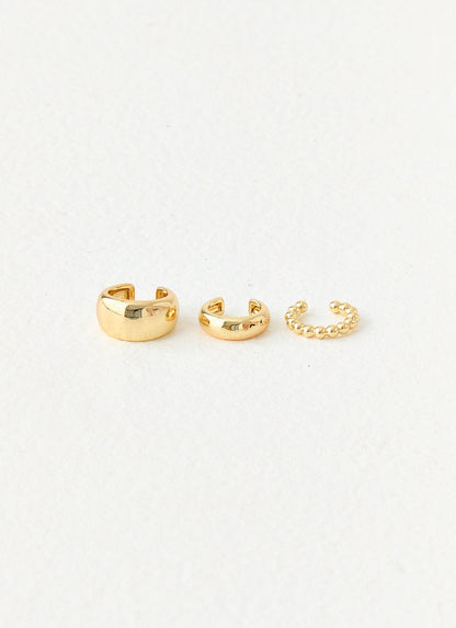 Power Trip Ear Cuffs - Gold