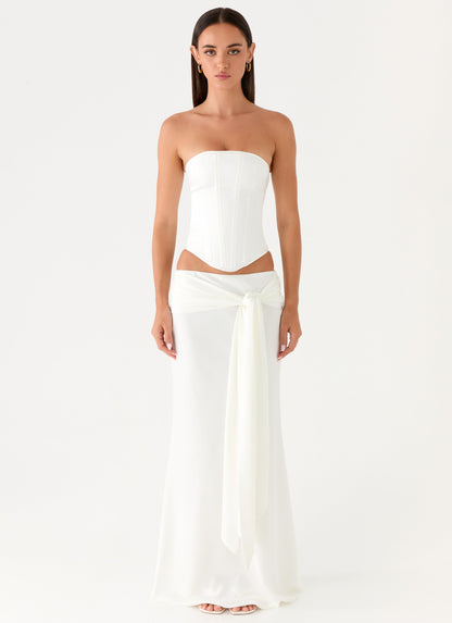 Evaleigh Corset - White