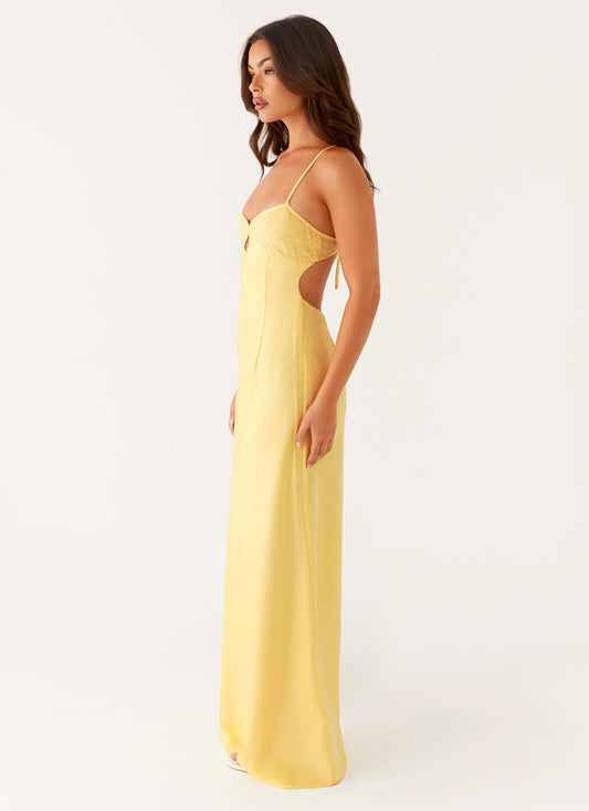 Joanie Maxi Dress - Yellow