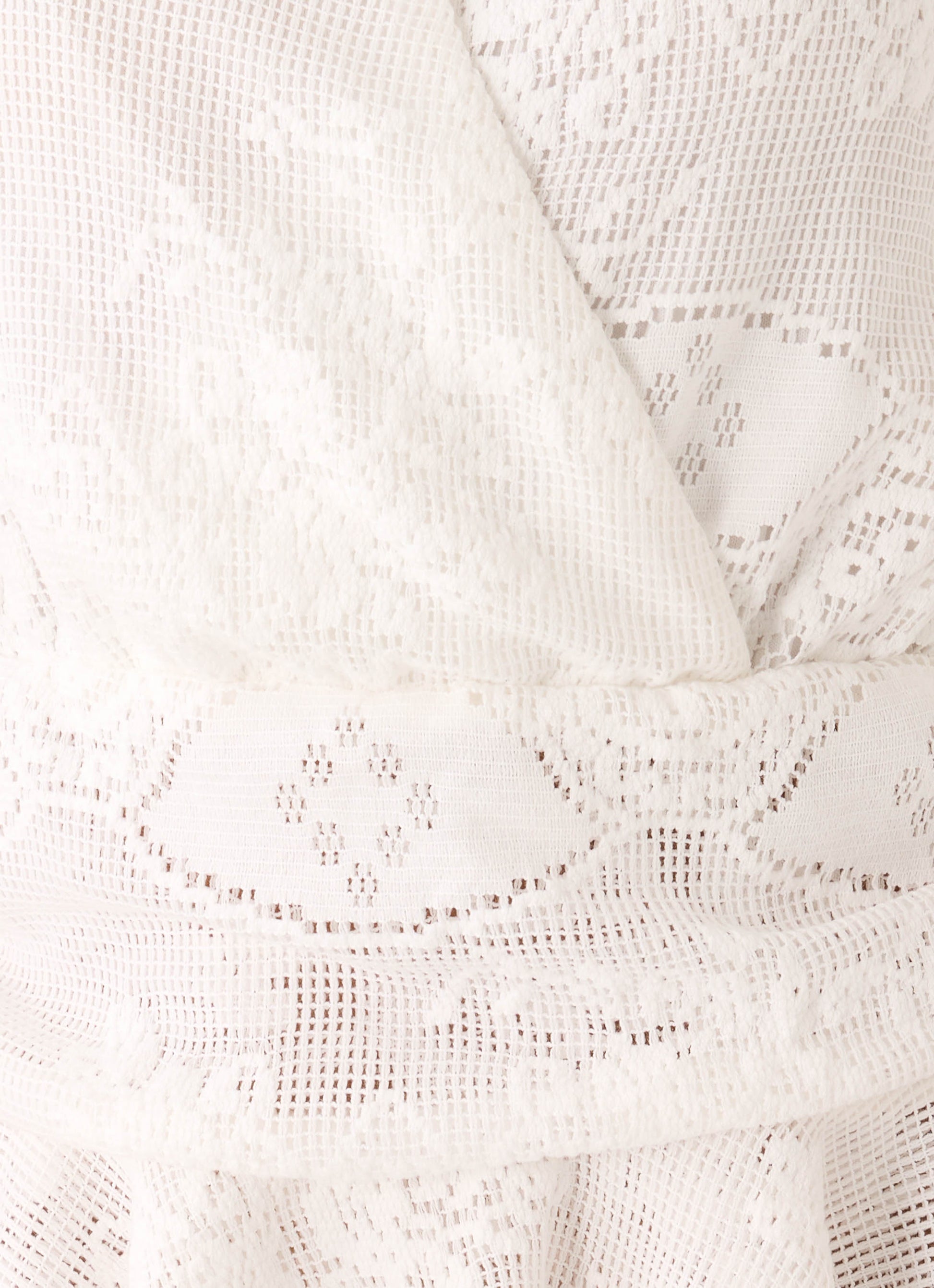 Jovanna Lace Mini Dress - White