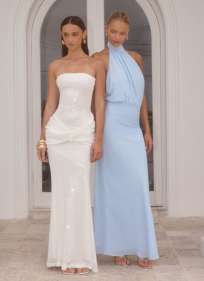 Lalia Maxi Dress - Pale Blue