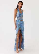 Aqua Paisley