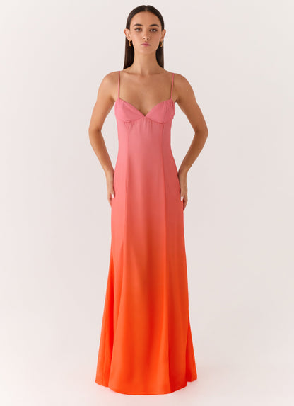 Madelyn Maxi Dress - Sunset Ombre