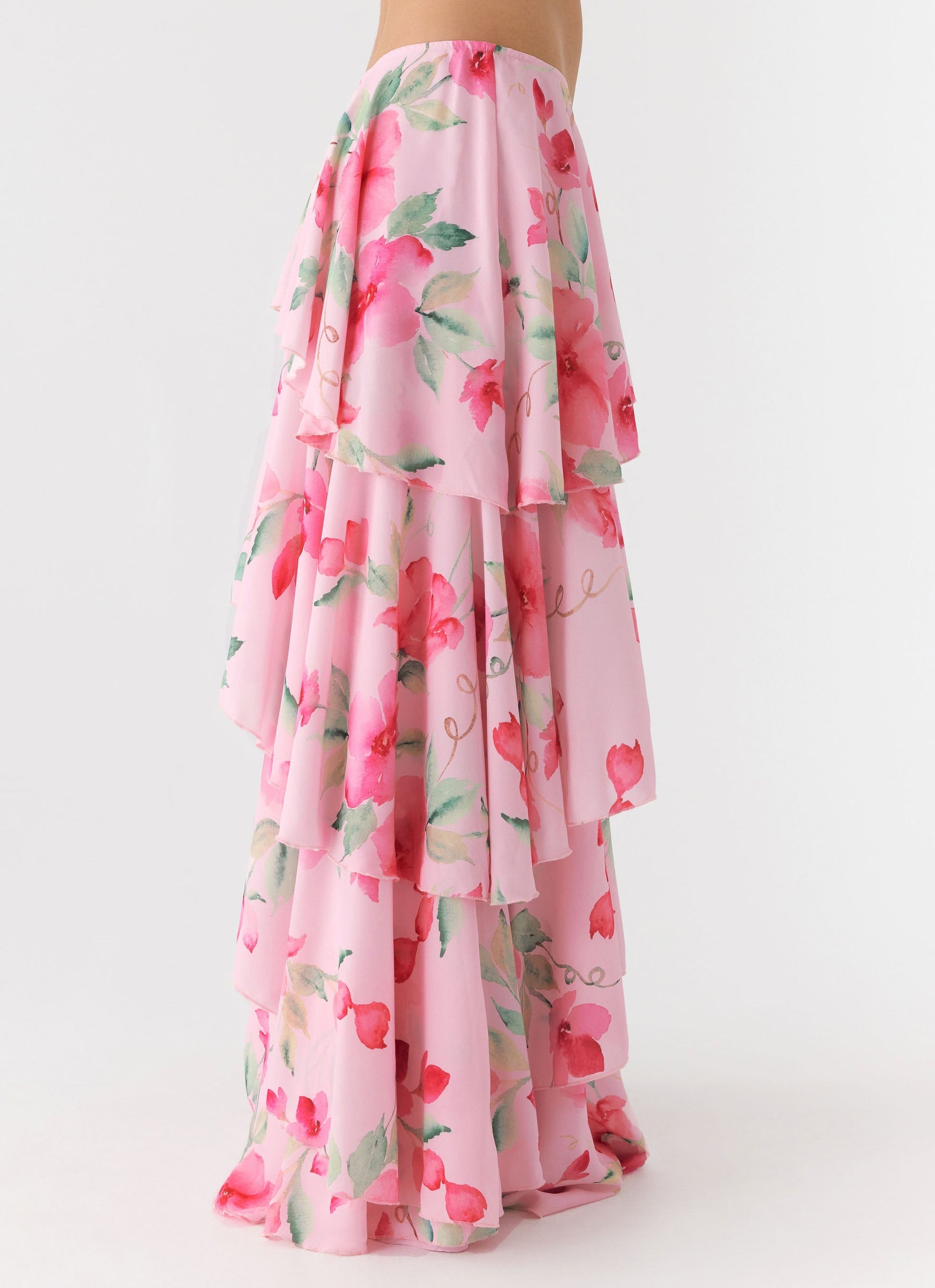 Melody Remedy Tiered Maxi Skirt - Petal Soleil