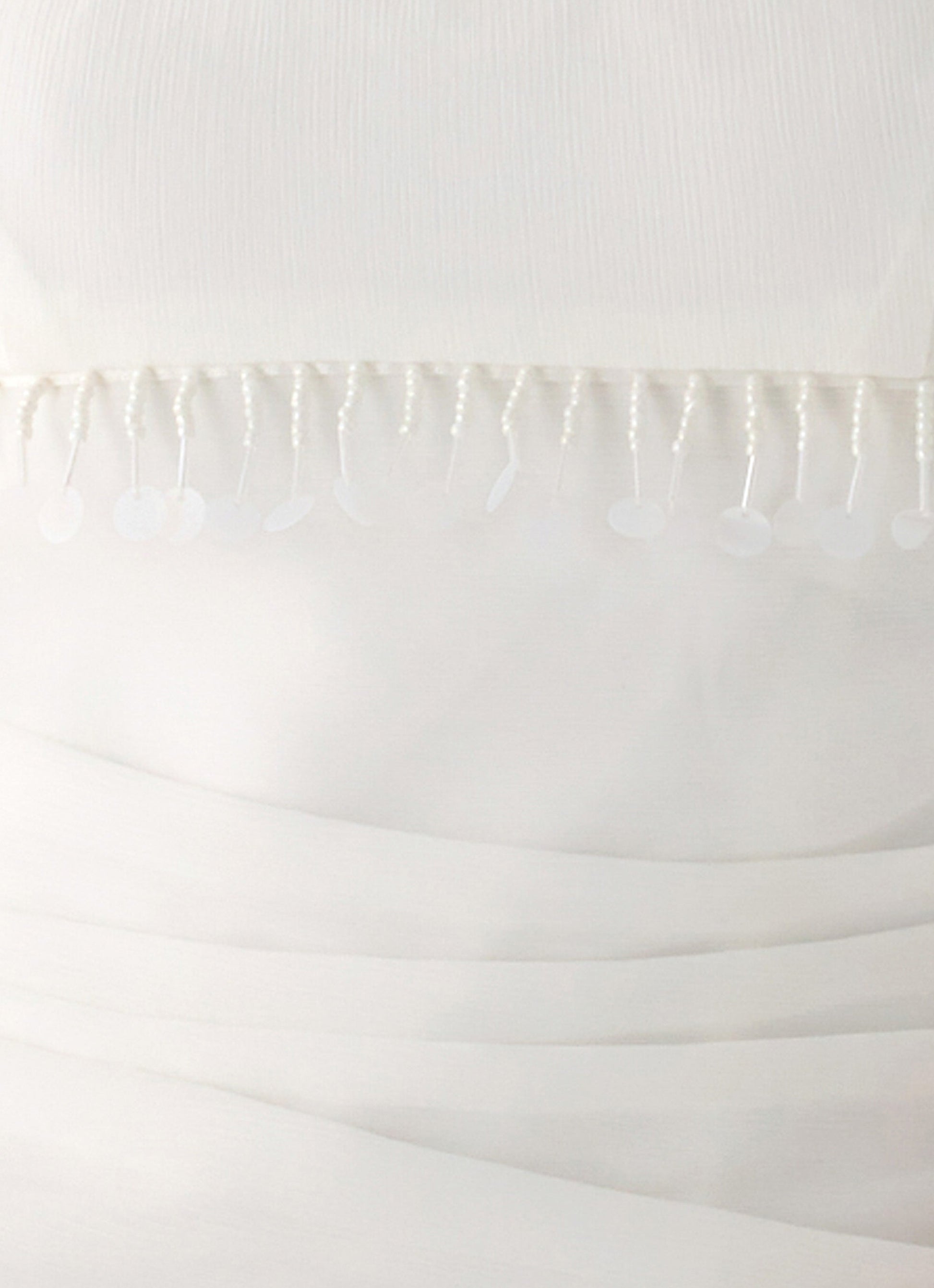 Perfect Celebrity Beaded Top - White