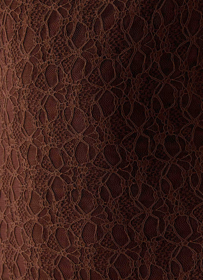 Promise Me Lace Maxi Dress - Chocolate