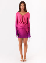 Fuchsia Violet Ombre