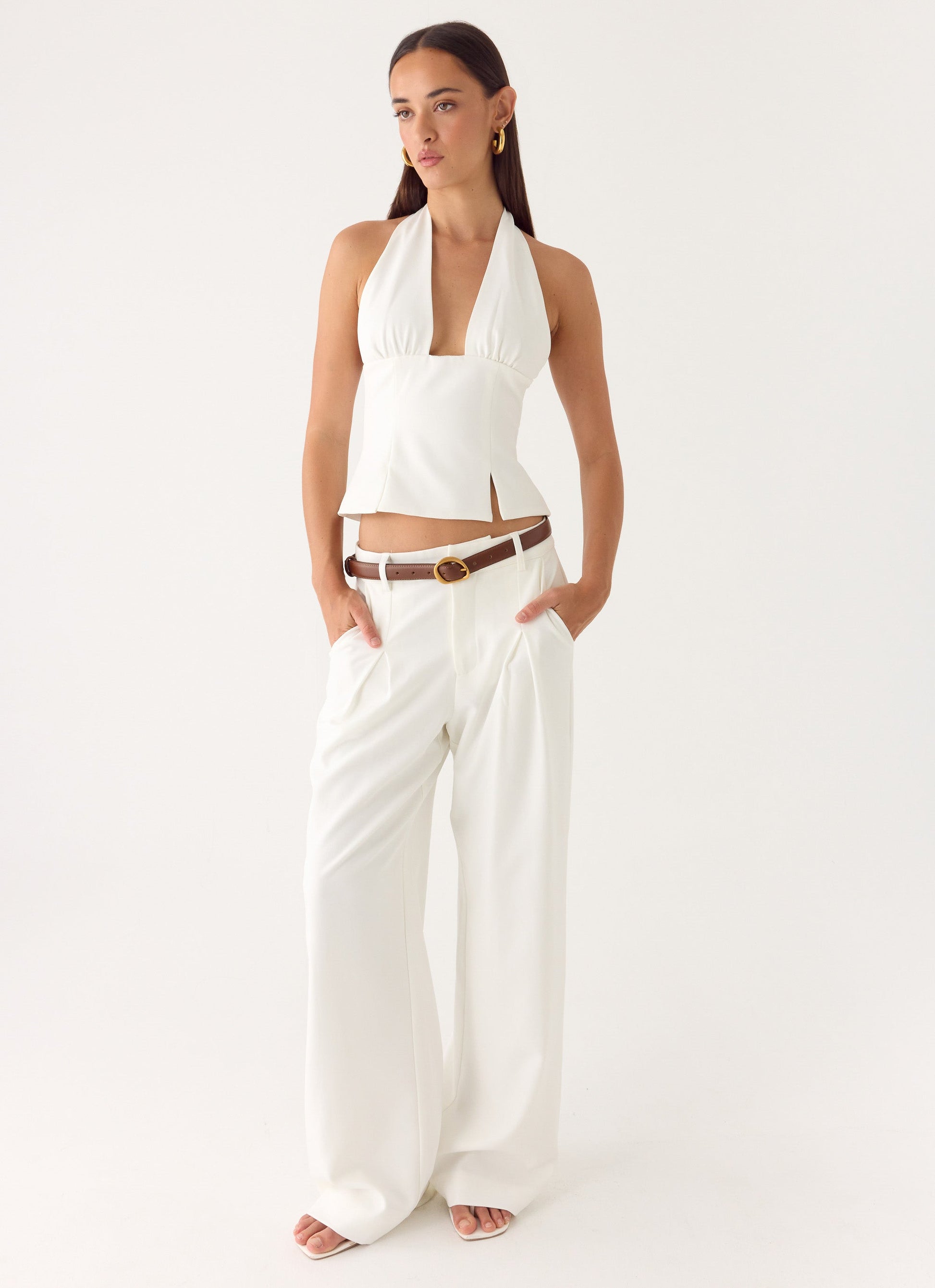 Rosallina Belt - Brown