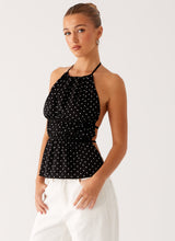 Black Polka Dot