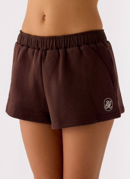 Signature Low Rise Sweatshorts - Chocolate