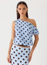 Blue Mocha Dot