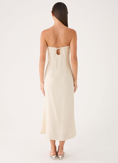 Sun Searching Midi Dress - Oatmeal