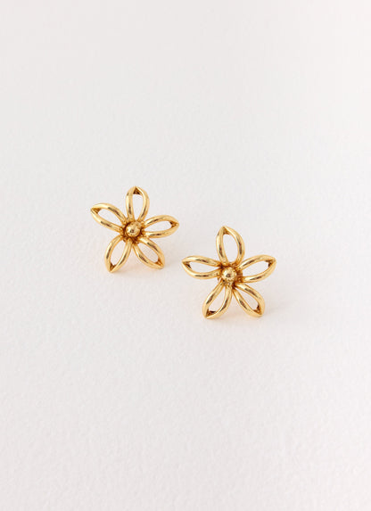 Sunpetal Earrings - Gold