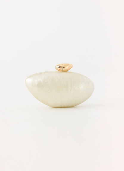 Sweet Escape Clutch Bag - Pearl