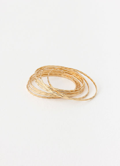 Trinket Bangles - Gold