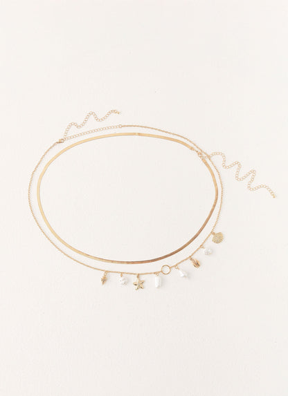 Tropicana Dreams Belly Chain - Gold