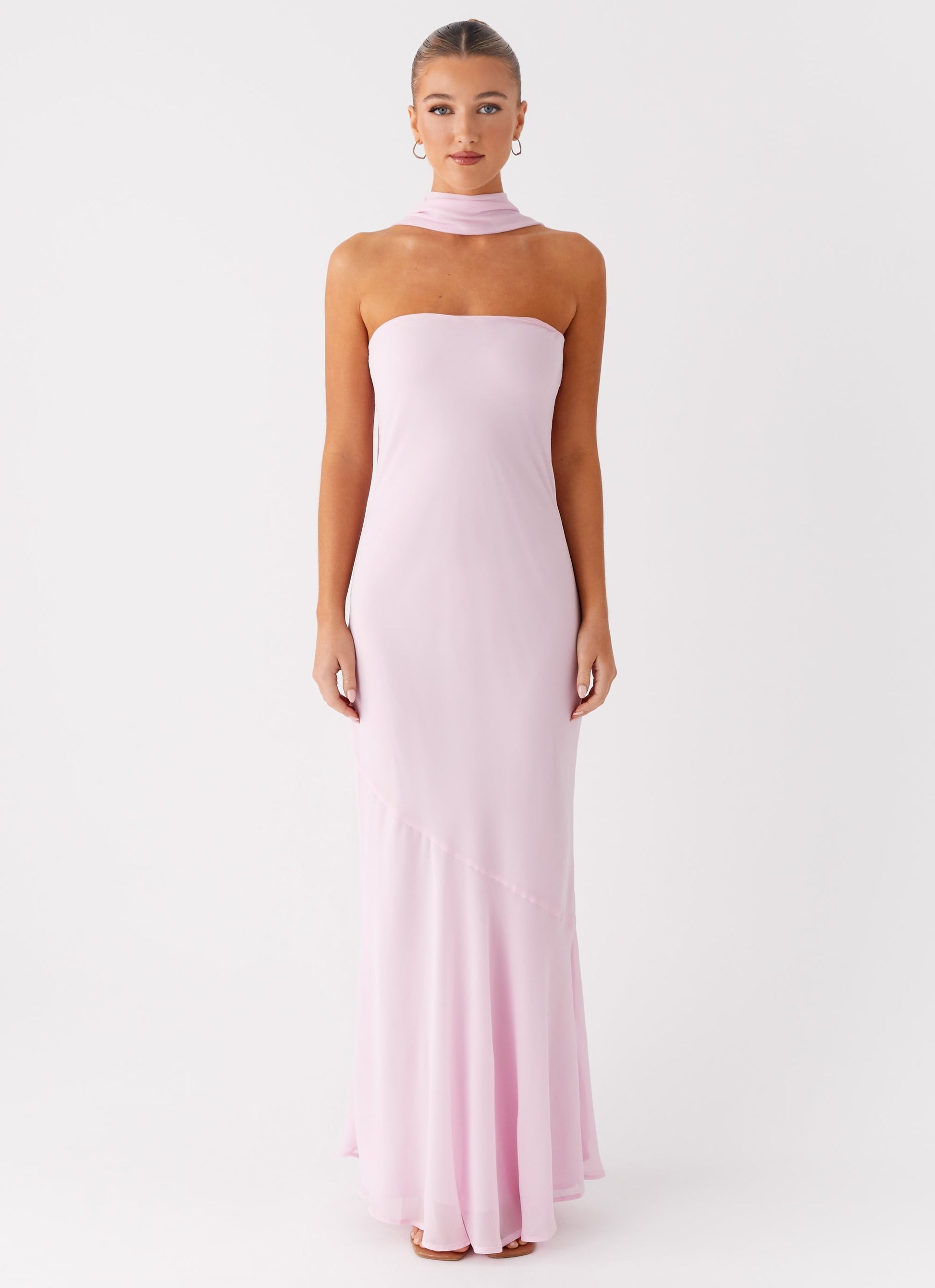 Under The Pagoda Maxi Dress - Pink