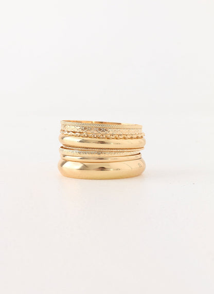 Villa Vibe Bangles - Gold