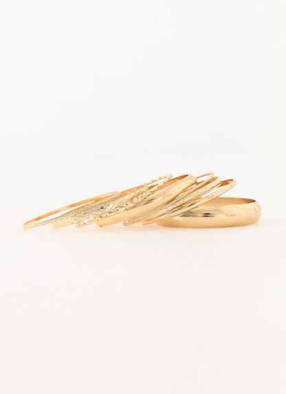 Villa Vibe Bangles - Gold