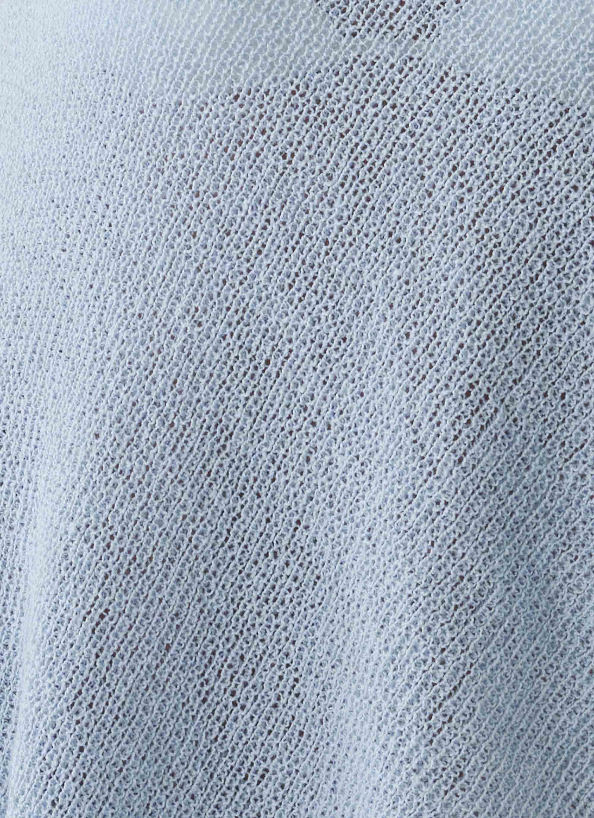 Yas Knit Cape - Blue