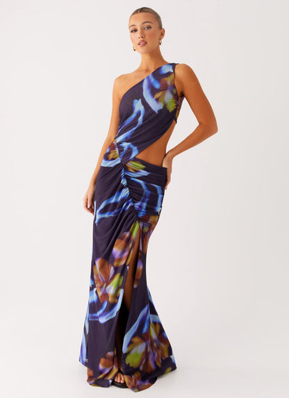 Zanzibar Maxi Dress - Dark Floral